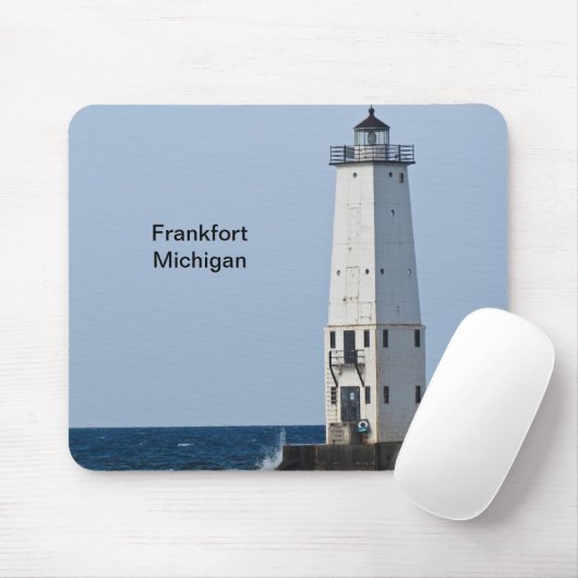 Frankfort Michigan Lighthouse Muismat (Met muis)