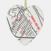 Frankfort, New York kerstversiering Keramisch Ornament (Rechts)