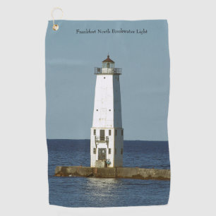 Frankfort North Breakwater Light golfhanddoek