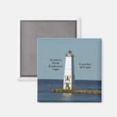 Frankfort North Breakwater Light magnet (Voorkant / Achterkant)