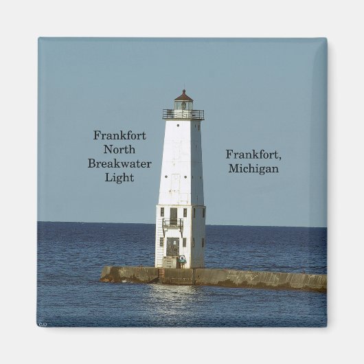 Frankfort North Breakwater Light magnet (Voorkant)