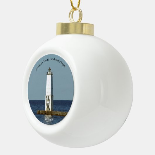 Frankfort North Breakwater Light ornament (Rechts)