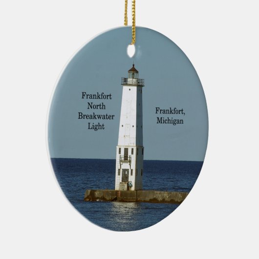 Frankfort North Breakwater Light ornament (Rechts)