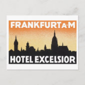 Frankfurt AM Hotel Excelsior Briefkaart (Voorkant)
