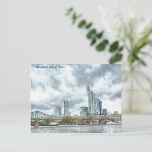 Frankfurt am Main Briefkaart (Staand voorkant)