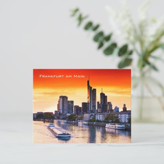 Frankfurt am Main Briefkaart (Staand voorkant)