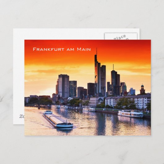 Frankfurt am Main Briefkaart (Voorkant / Achterkant)