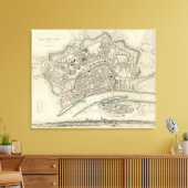 Frankfurt am Main Canvas Afdruk (Insitu (Woonkamer))