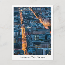 Frankfurt am Main Duitsland Briefkaart