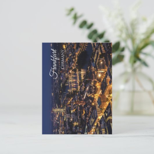 Frankfurt am Main Duitsland Briefkaart (Staand voorkant)