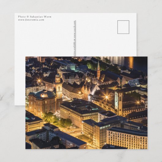 Frankfurt am Main Duitsland Briefkaart (Voorkant / Achterkant)