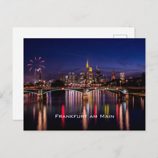 Frankfurt am Main, Duitsland Briefkaart (Voorkant / Achterkant)