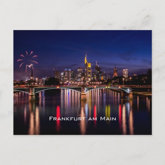Frankfurt am Main, Duitsland Briefkaart (Voorkant)