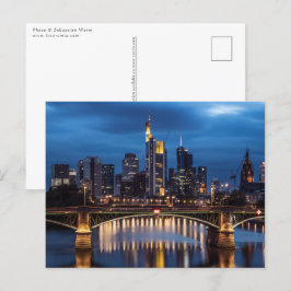 Frankfurt am Main Duitsland Briefkaart