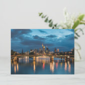 Frankfurt am Main Duitsland Card (Staand voorkant)