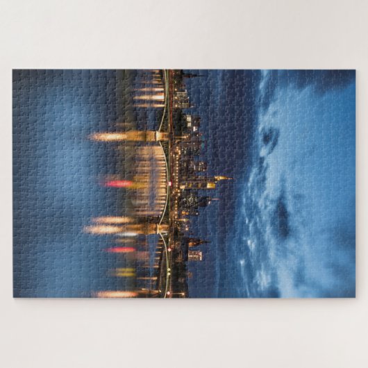 Frankfurt am Main Duitsland Jigzaag Puzzle Legpuzzel (Horizontaal)