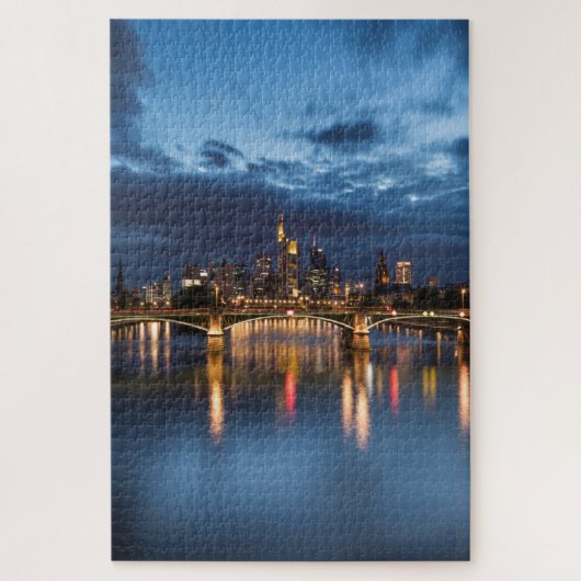 Frankfurt am Main Duitsland Jigzaag Puzzle Legpuzzel (Verticaal)