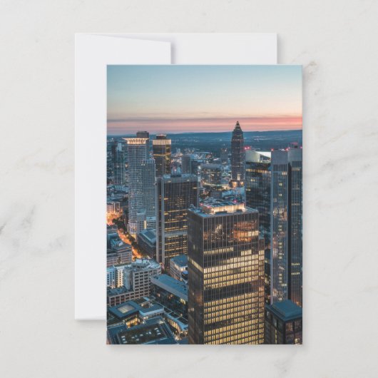 Frankfurt am Main Duitsland Kaart (Voorkant)