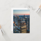 Frankfurt am Main Duitsland Kaart (Voorkant / Achterkant in situ)