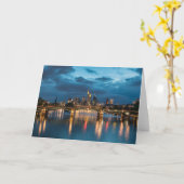 Frankfurt am Main Duitsland Kaart (Gele Bloem)