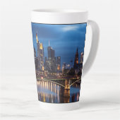 Frankfurt am Main Duitsland Latte Mok (Rechterhoek)