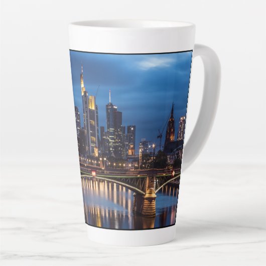 Frankfurt am Main Duitsland Latte Mok (Rechterhoek)