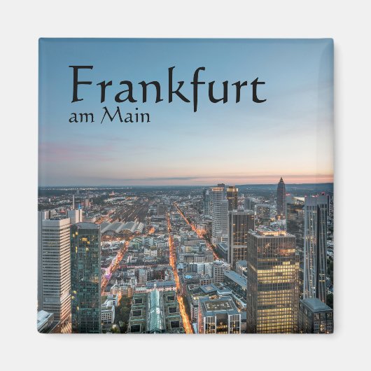 Frankfurt am Main Duitsland Magneet (Voorkant)