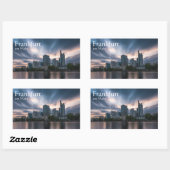 Frankfurt am Main Duitsland Rechthoekige Sticker (Vel)