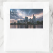 Frankfurt am Main Duitsland Rechthoekige Sticker (Tas)