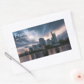 Frankfurt am Main Duitsland Rechthoekige Sticker (Envelop)