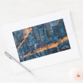 Frankfurt am Main Duitsland Rechthoekige Sticker (Envelop)