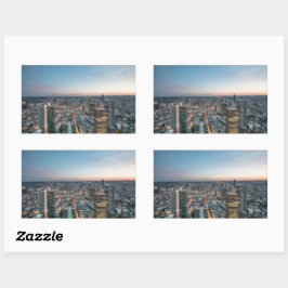 Frankfurt am Main Duitsland Rechthoekige Sticker