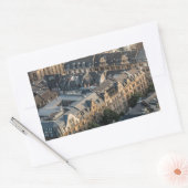 Frankfurt am Main Duitsland Rechthoekige Sticker (Envelop)