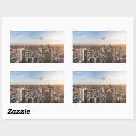 Frankfurt am Main Duitsland Rechthoekige Sticker