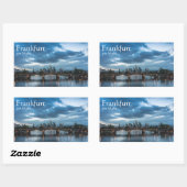 Frankfurt am Main Duitsland Rechthoekige Sticker (Vel)