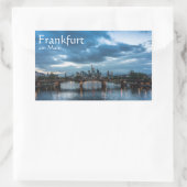Frankfurt am Main Duitsland Rechthoekige Sticker (Tas)