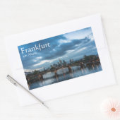 Frankfurt am Main Duitsland Rechthoekige Sticker (Envelop)