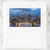 Frankfurt am Main Duitsland Rechthoekige Sticker (Tas)