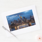 Frankfurt am Main Duitsland Rechthoekige Sticker (Envelop)