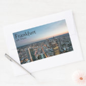 Frankfurt am Main Duitsland Rechthoekige Sticker (Envelop)