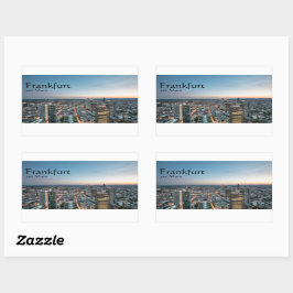 Frankfurt am Main Duitsland Rechthoekige Sticker