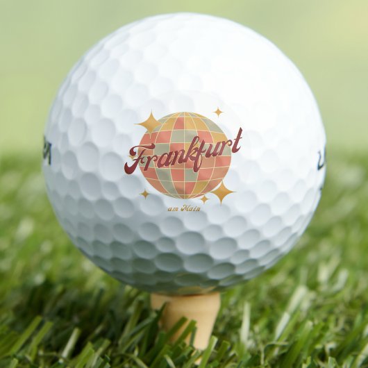 Frankfurt am Main FFM Duitsland Retro golfclub Golfballen