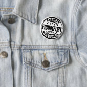 Frankfurt-Amerikaanse High School Ronde Button 5,7 Cm (In situ)