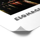 Frankfurt at Night Poster (Hoek)