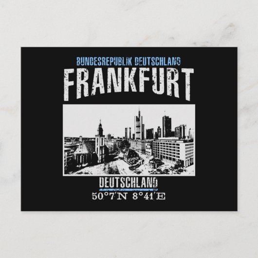 Frankfurt Briefkaart (Voorkant)