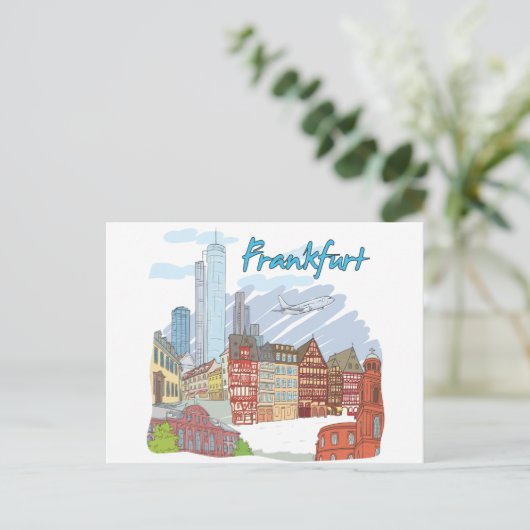 Frankfurt Briefkaart (Staand voorkant)