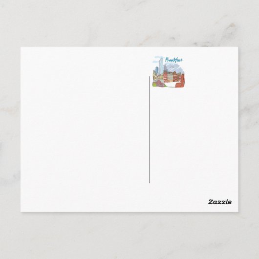 Frankfurt Briefkaart (Achterkant)