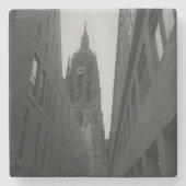 Frankfurt Cathedral Black en White Onderzetter (Voorkant)