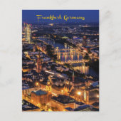 Frankfurt, Duitsland bij Twilight Briefkaart (Voorkant)