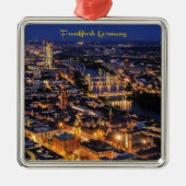 Frankfurt, Duitsland bij Twilight Metalen Ornament (Voorkant)